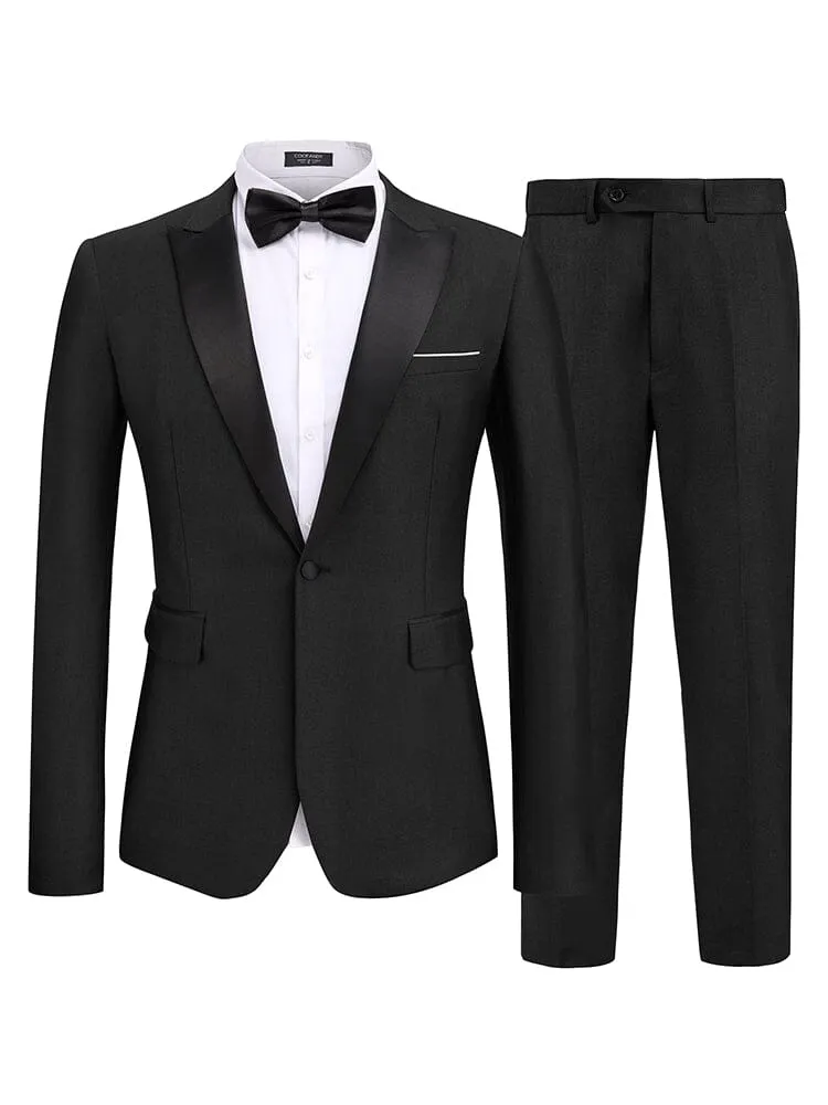 Modern Slim Fit 2 Piece Suit (US Only) sold by Coofandy product image thumbnail 3