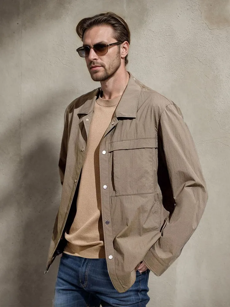 Utility Lightweight Pocket Jacket sold by Coofandy
