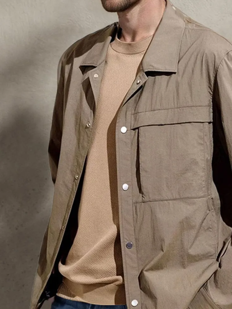 Utility Lightweight Pocket Jacket sold by Coofandy product image thumbnail 3
