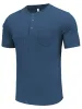 Simple Stretch Ribbed Henley Shirt (US Only) sold by Coofandy