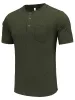 Simple Stretch Ribbed Henley Shirt (US Only) sold by Coofandy