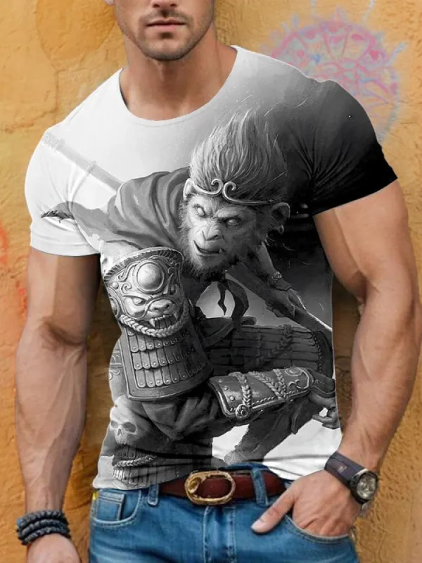 Eye-Catching Monkey King Wukong Tee made by Coofandy