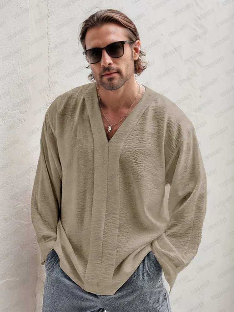 Leisure Simple Pullover Top sold by Coofandy