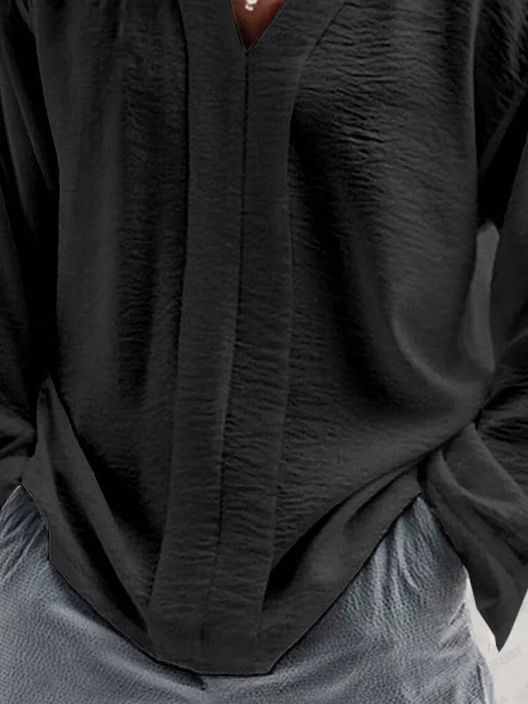 Leisure Simple Pullover Top sold by Coofandy product image thumbnail 4