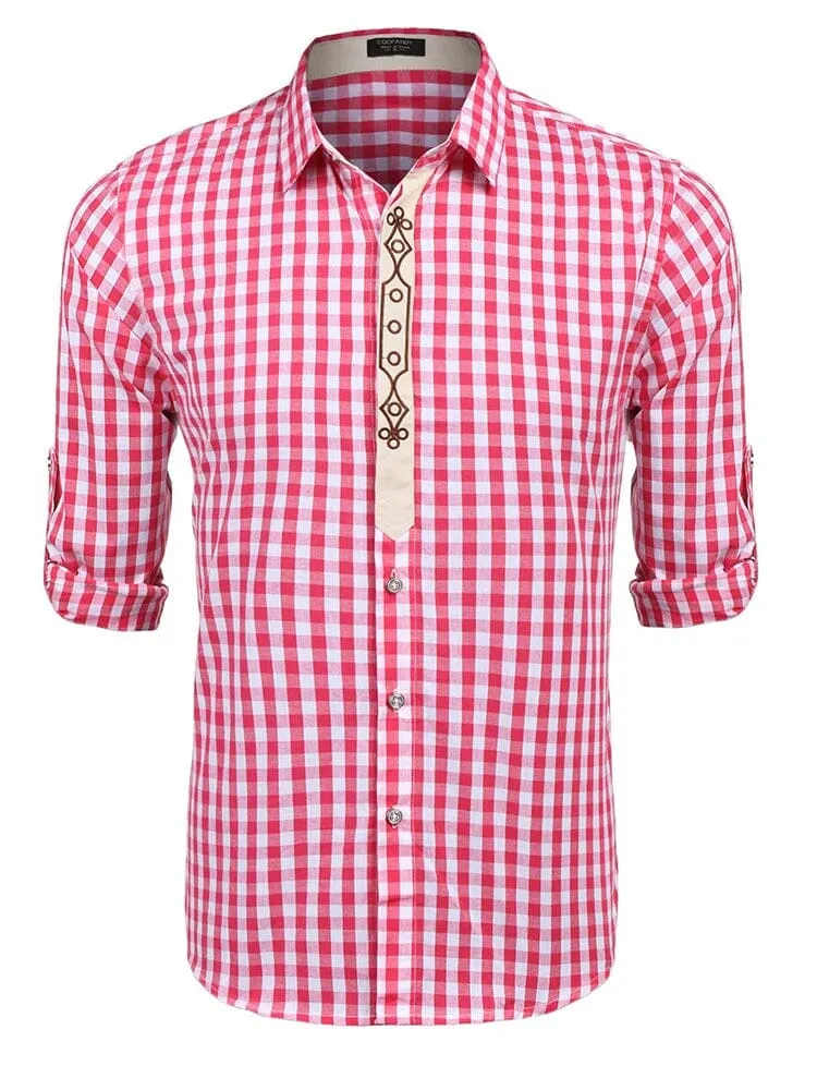 Leisure Comfort Plaid Shirt sold by Coofandy product image thumbnail 3