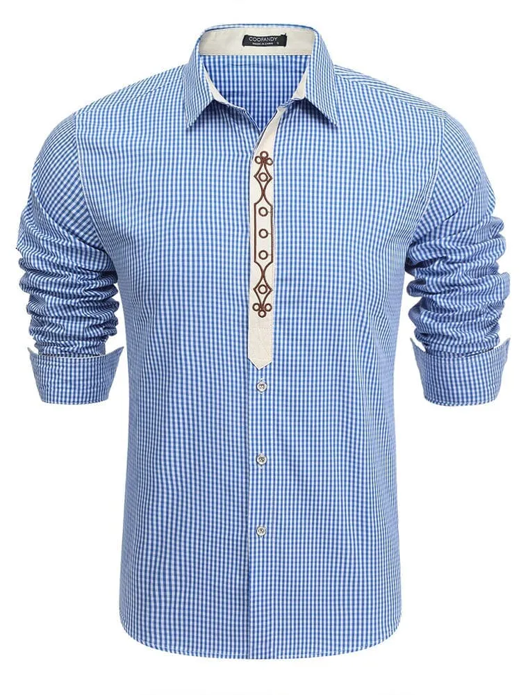 Leisure Comfort Plaid Shirt sold by Coofandy product image thumbnail 4