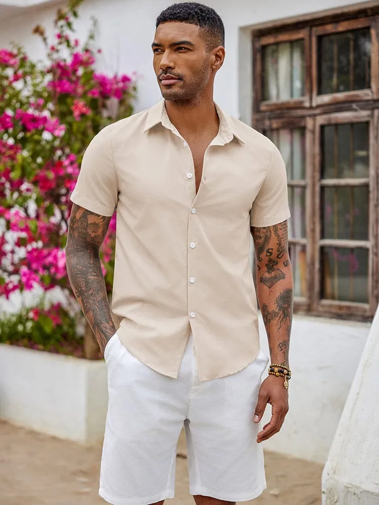 Classic Casual Button Shirt sold by Coofandy