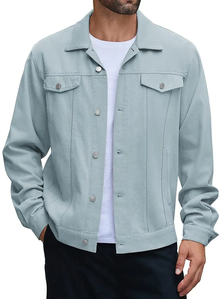 Leisure 100% Cotton Denim Jacket (US Only) sold by Coofandy product image thumbnail 2