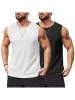 Casual 2 Pack Waffle Tank Tops (US Only) sold by Coofandy