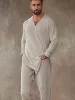Comfort Stretch Asymmetric T-shirt Set sold by Coofandy