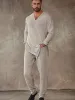 Comfort Stretch Asymmetric T-shirt Set sold by Coofandy