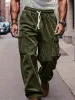 Corduroy Straight Leg Cargo Pants sold by Coofandy