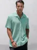 Leisure Essential Texture Shirt sold by Coofandy