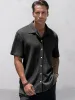 Leisure Essential Texture Shirt sold by Coofandy
