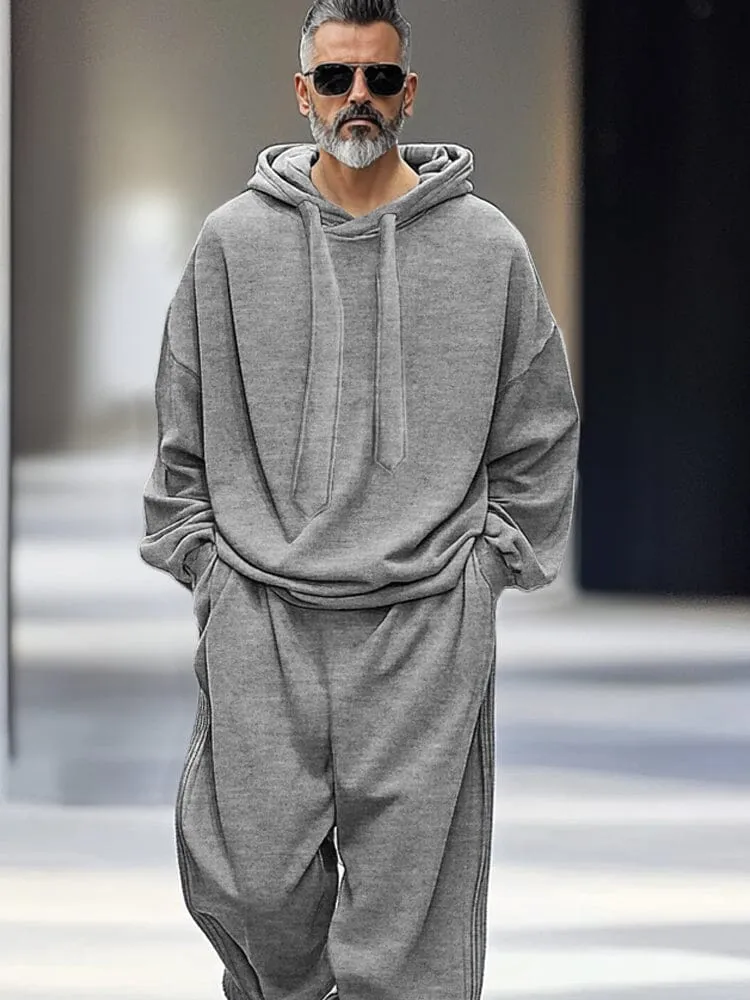 Stylish Loose Hoodie Pants Set sold by Coofandy product image thumbnail 3