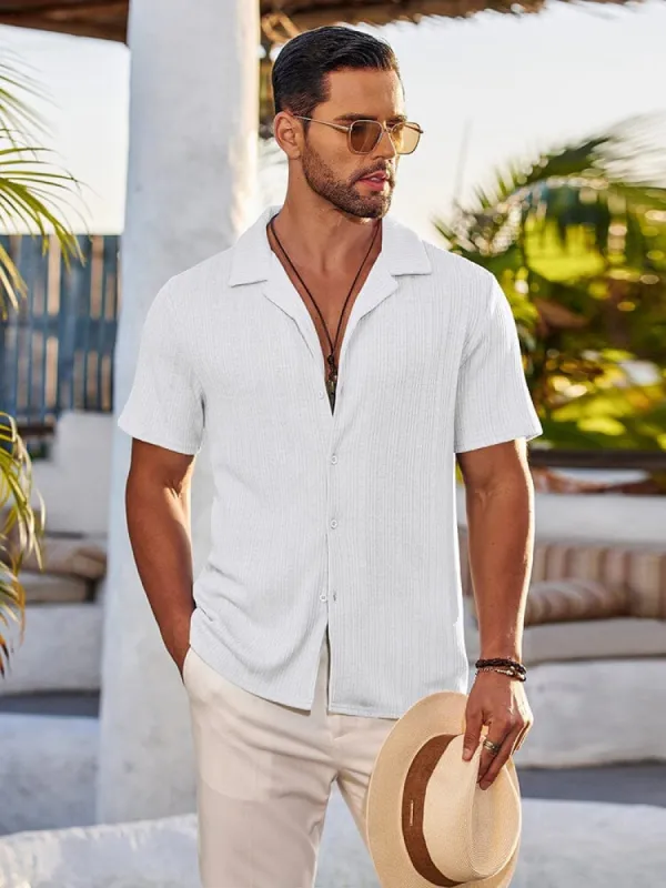 Summer Casual Knit Shirt (US Only) sold by Coofandy