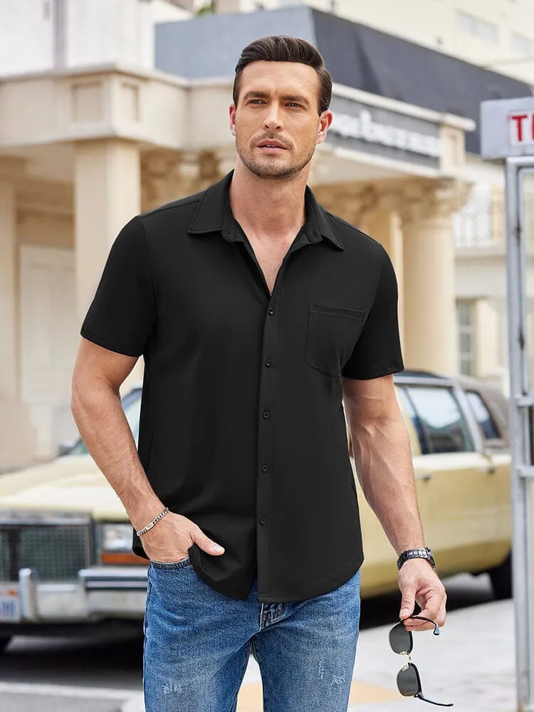 Summer Casual Wrinkle Free Shirt (US Only) sold by Coofandy product image thumbnail 5