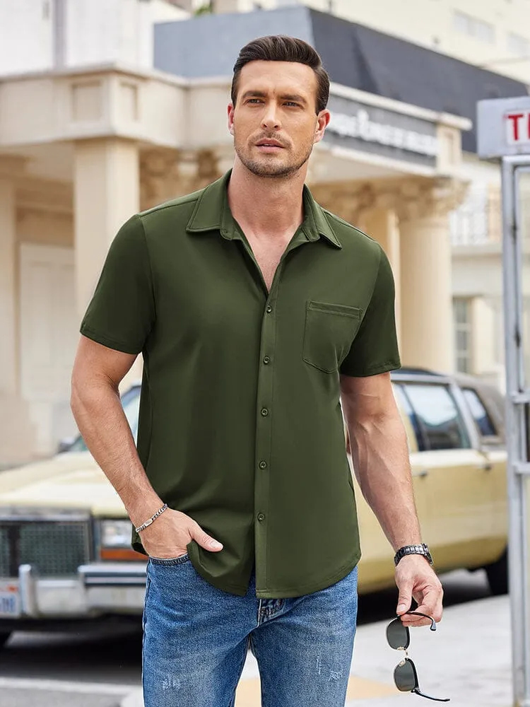 Summer Casual Wrinkle Free Shirt (US Only) sold by Coofandy