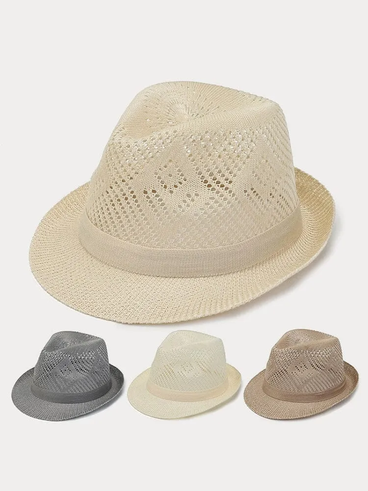 Foldable Breathable Mesh Fedora Hat sold by Coofandy