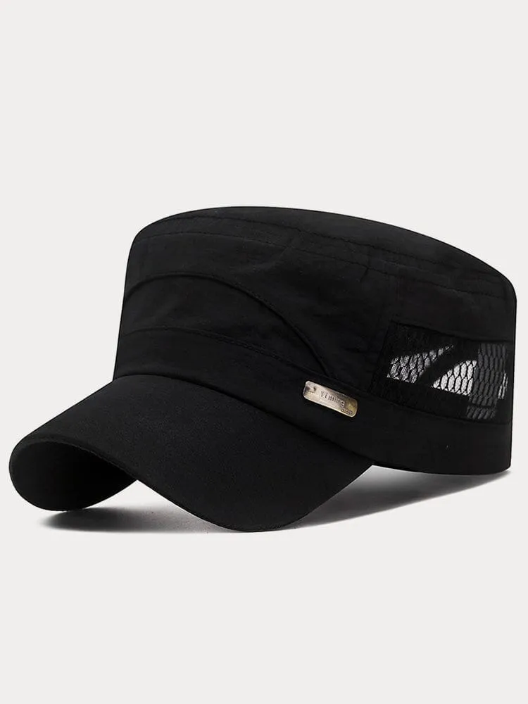 Breathable Mesh Flat Top Cap sold by Coofandy product image thumbnail 5
