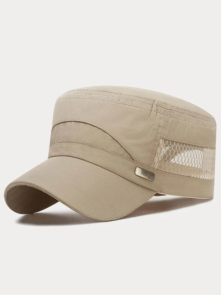 Breathable Mesh Flat Top Cap sold by Coofandy product image thumbnail 3