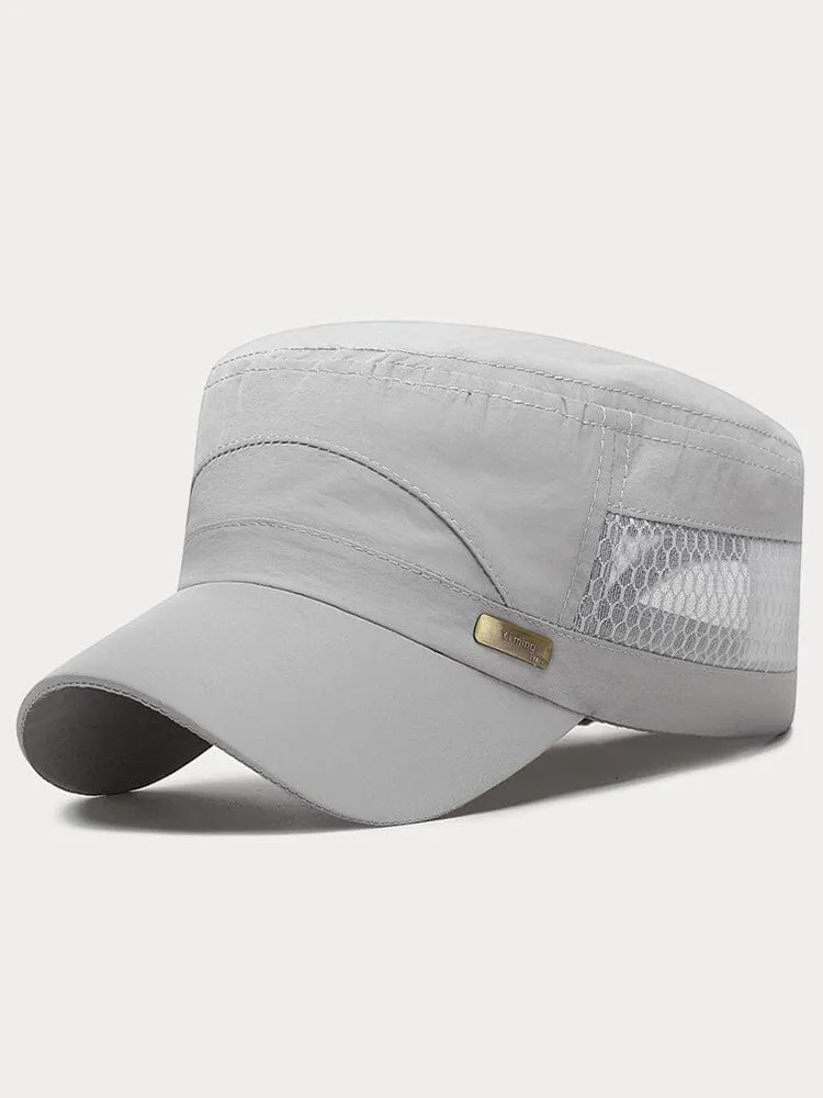 Breathable Mesh Flat Top Cap sold by Coofandy product image thumbnail 2