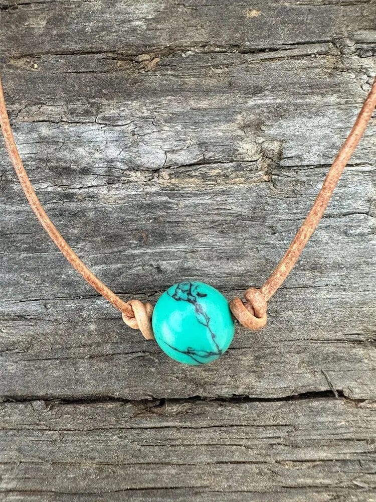 Bohemian Natural Stone Necklace sold by Coofandy product image thumbnail 4