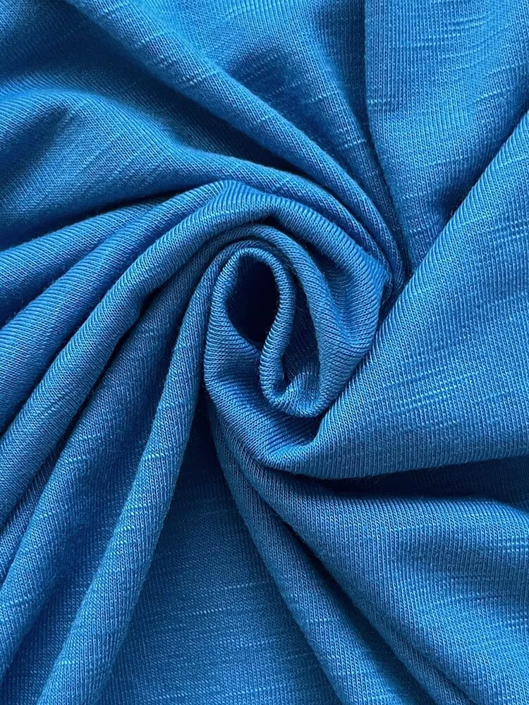 Personalized Pleated Beach T-shirt sold by Coofandy product image thumbnail 5