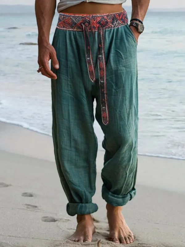 Retro Loose Breathable Casual Pants sold by Coofandy
