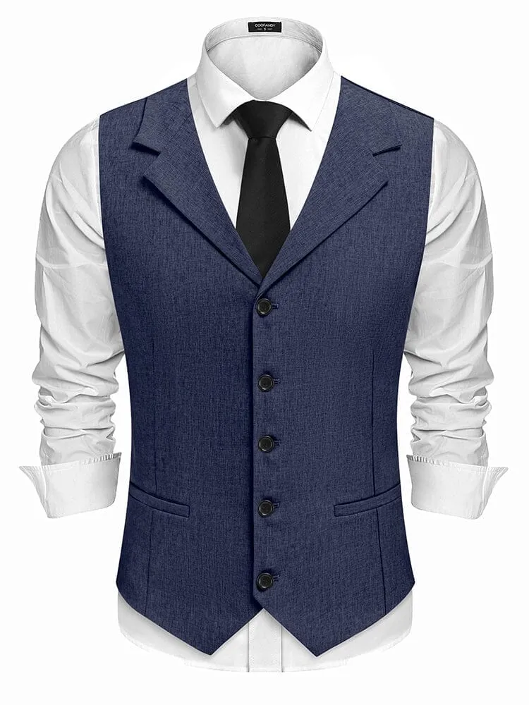 Slim Fit Notch Lapel Formal Vest (US Only) sold by Coofandy product image thumbnail 2