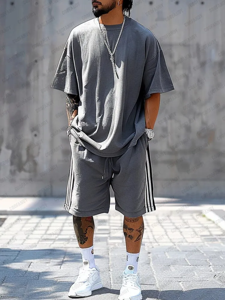 Classic 100% Cotton Matching Tracksuit Set sold by Coofandy