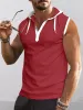 Soft Waffle Hooded Tank Top sold by Coofandy