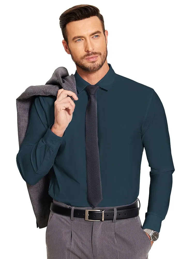 Solid Stretch Business Shirt (US Only) sold by Coofandy product image thumbnail 4