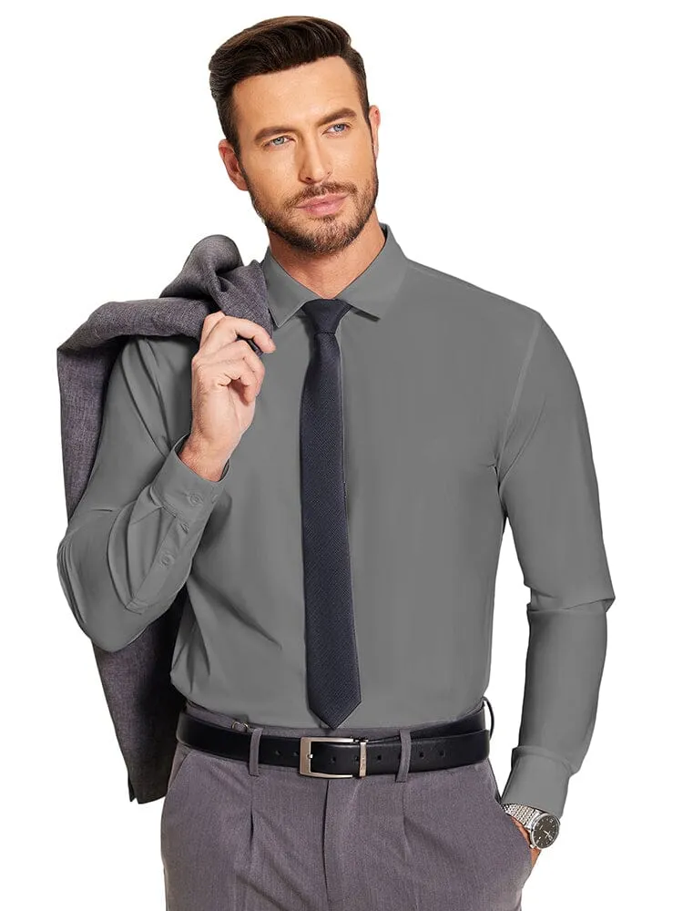 Solid Stretch Business Shirt (US Only) sold by Coofandy product image thumbnail 2
