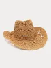 Breathable Hollow Woven Straw Hat sold by Coofandy