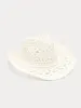 Breathable Hollow Woven Straw Hat sold by Coofandy