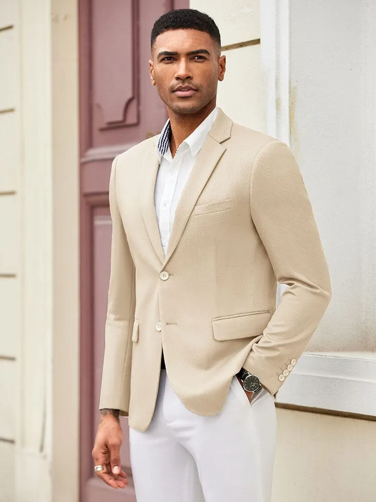 Slim Fit Textured Blazer Jacket (US Only) sold by Coofandy