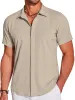 Casual Wrinkle Free Textured Shirt (US Only) sold by Coofandy