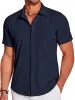 Casual Wrinkle Free Textured Shirt (US Only) sold by Coofandy