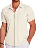 Casual Wrinkle Free Textured Shirt (US Only) sold by Coofandy
