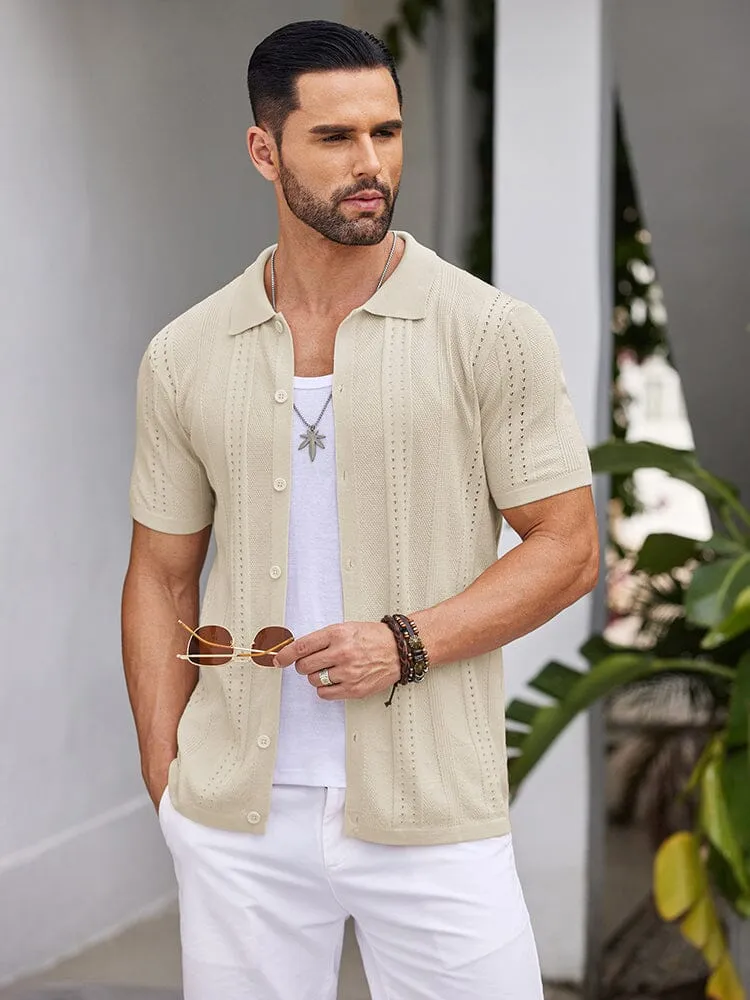 Casual Breathable Knit Beach Shirt (US Only) sold by Coofandy