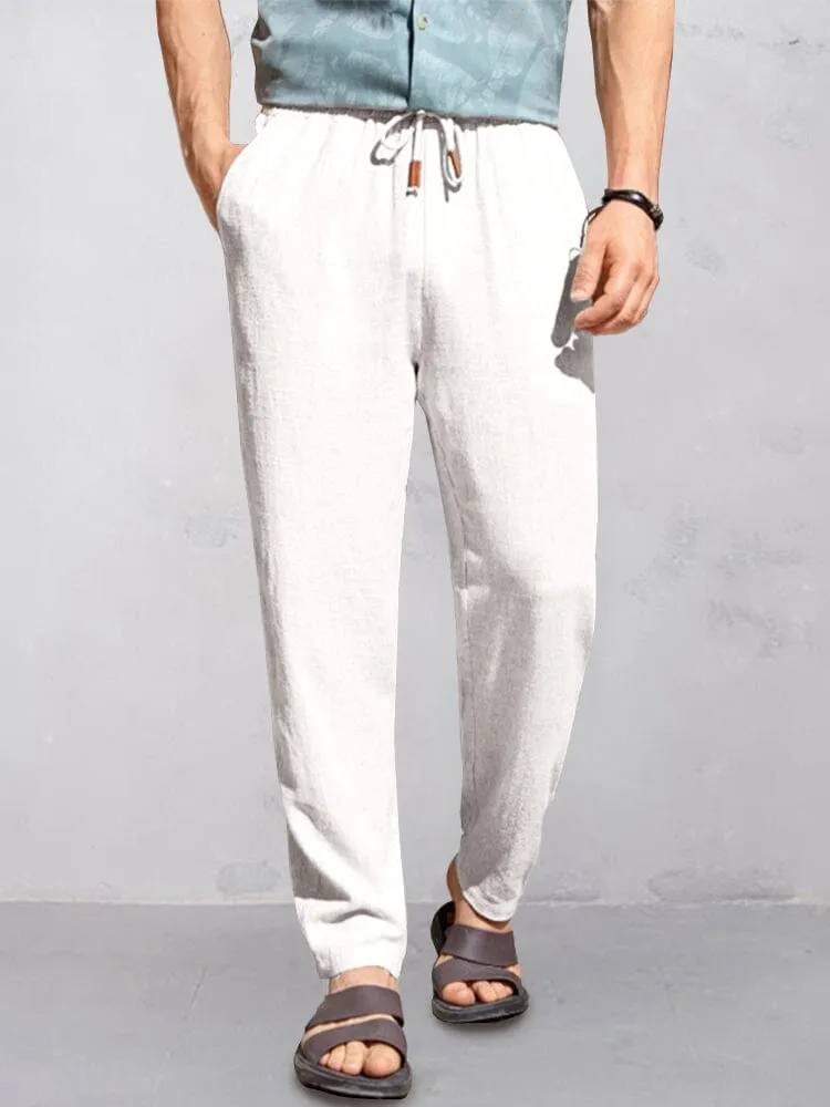 Casual Cotton Linen Straight Pants sold by Coofandy product image thumbnail 3