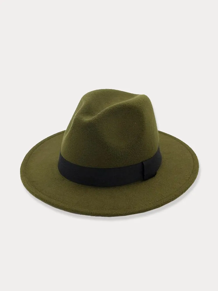 Vintage Fedora Hat with Band sold by Coofandy product image thumbnail 2