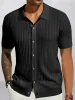 Stylish Breathable Hollow Knit Shirt sold by Coofandy