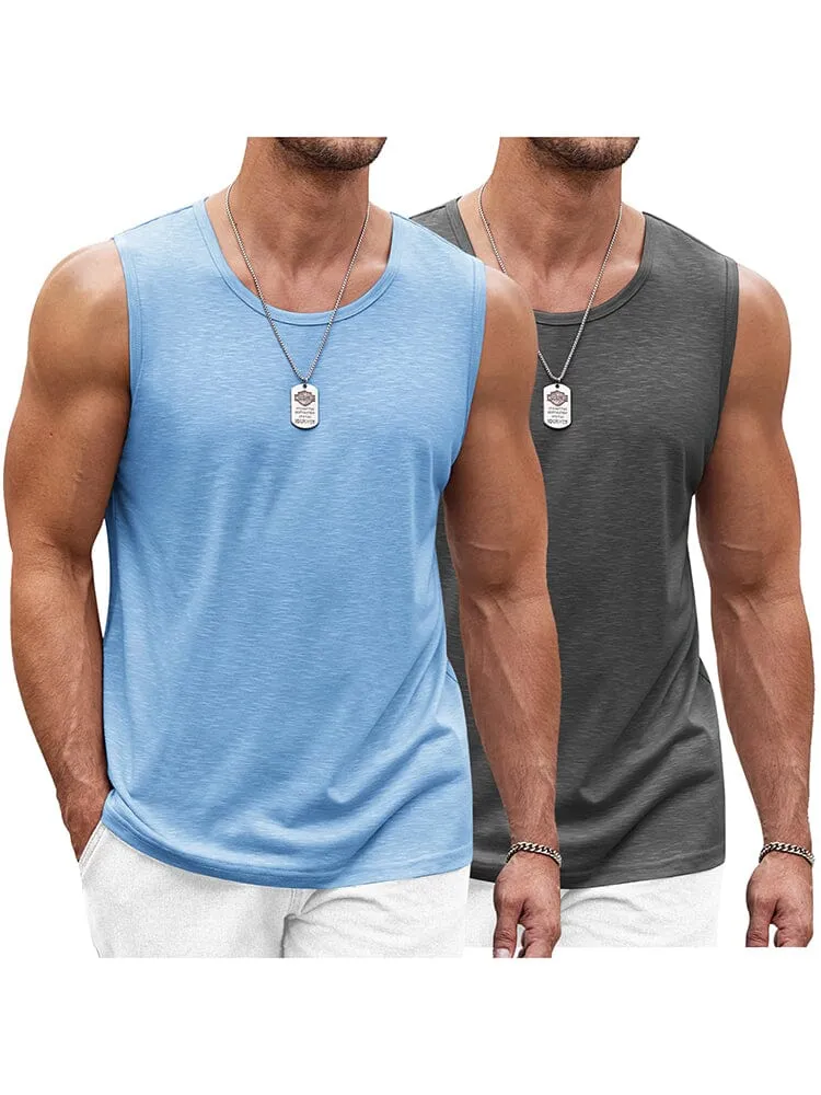 Classic 2-Pack Workout Tank Top (US Only) sold by Coofandy product image thumbnail 2