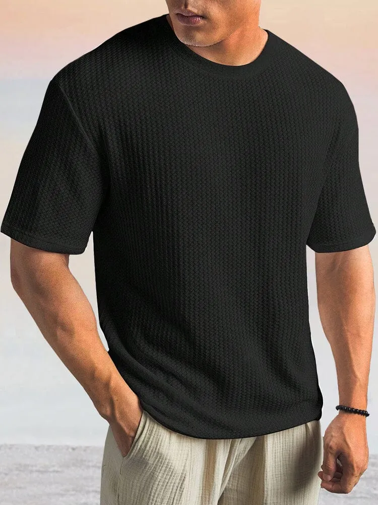 Casual Breathable Stretch T-shirt sold by Coofandy product image thumbnail 3
