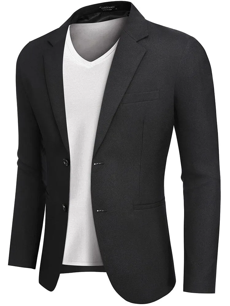 Classic Two Button Suit Jacket (US Only) sold by Coofandy product image thumbnail 2