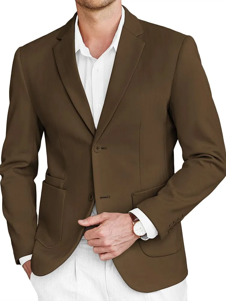Classic Two Button Tweed Blazer (US Only) sold by Coofandy product image thumbnail 3