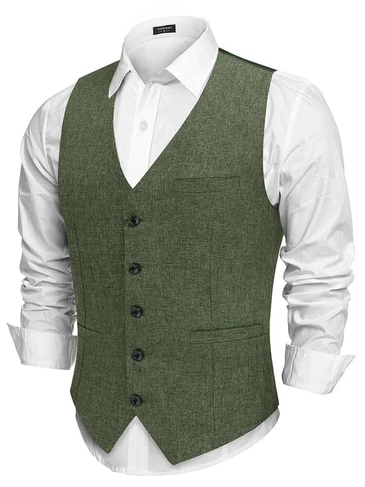 Formal Slim Fit Suit Vest (US Only) sold by Coofandy product image thumbnail 5