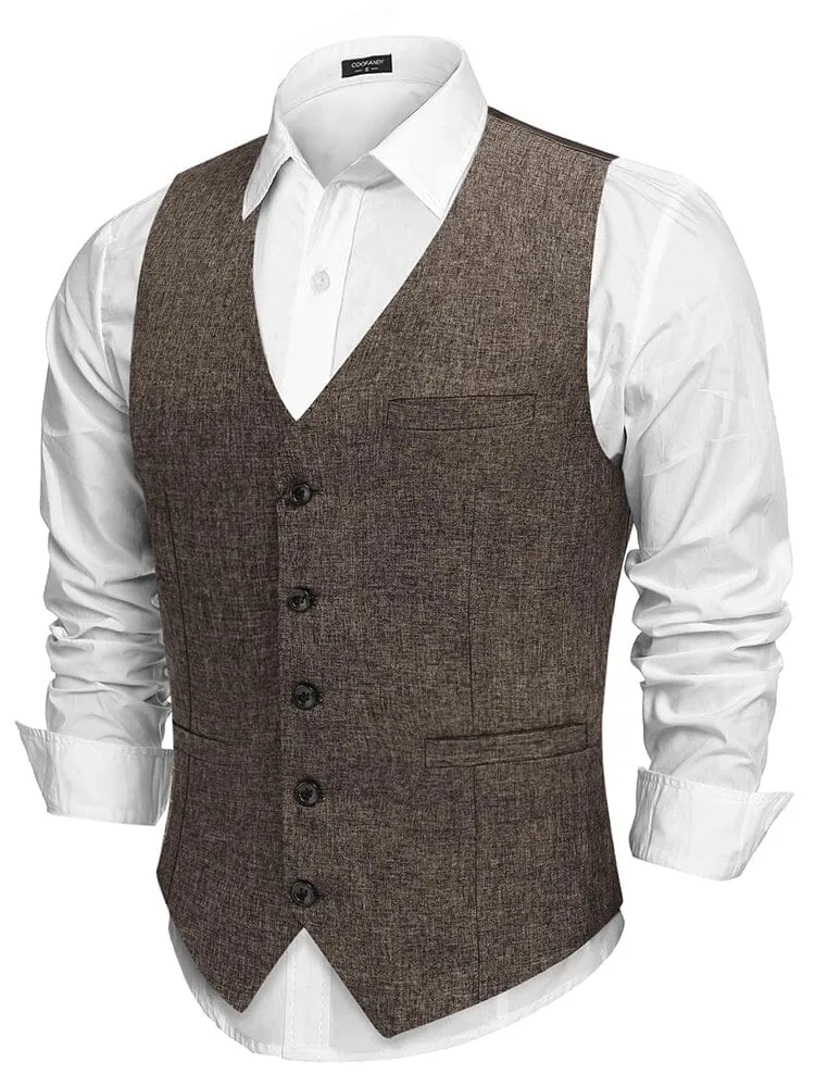 Formal Slim Fit Suit Vest (US Only) sold by Coofandy product image thumbnail 3